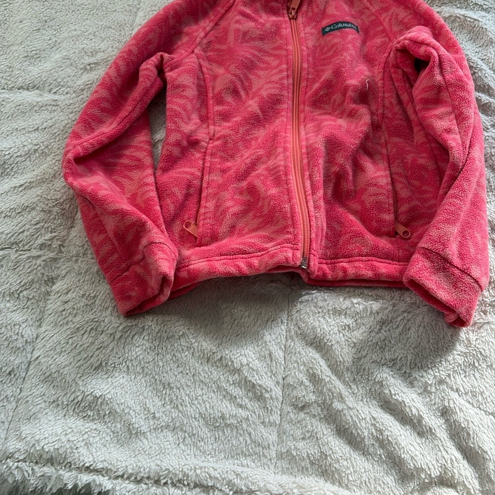 Columbia Vibrant Pink Fleece Jacket